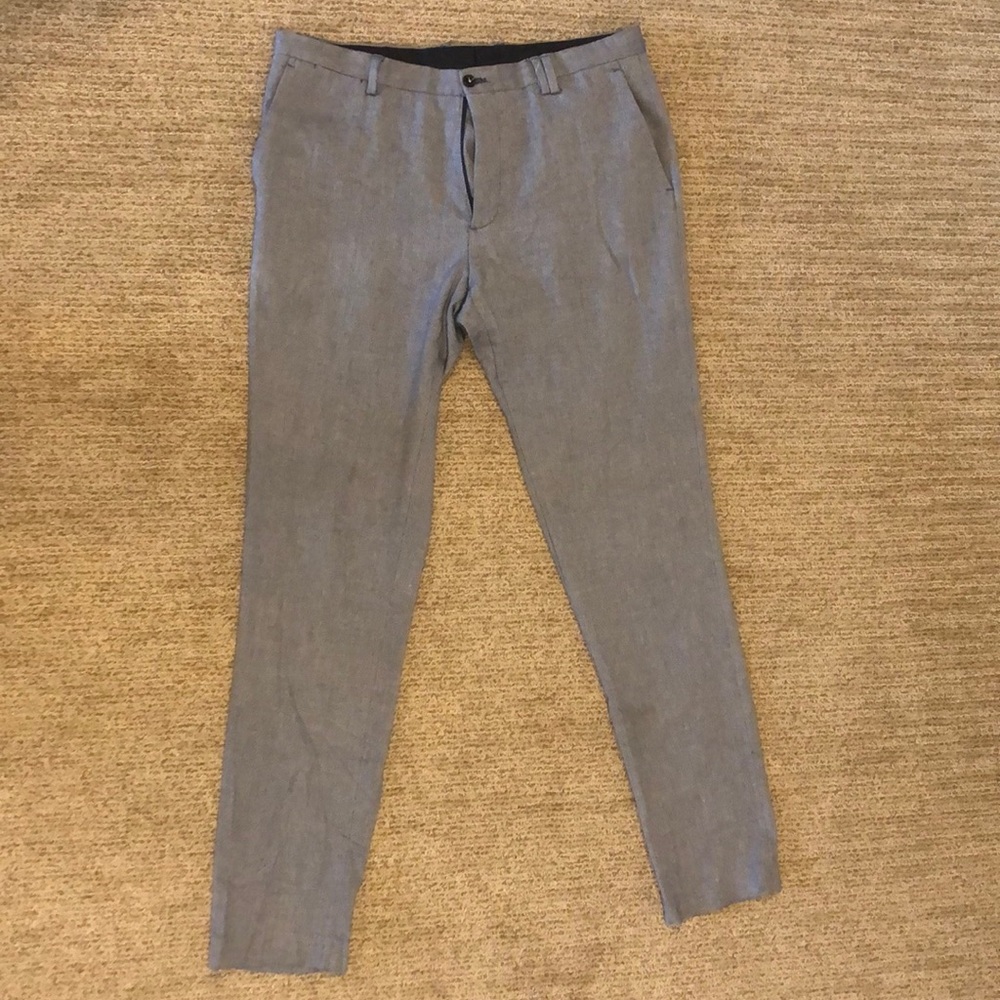 Zara Blue Dress Pants Size 32